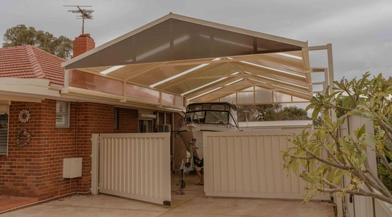 Gable carport perth design example